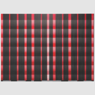 Abstrakt Red Black Kariert Modern Collection Seidenpapier