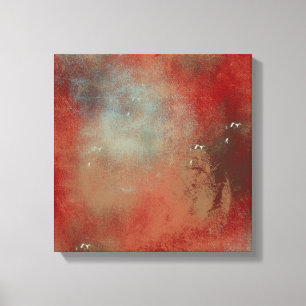 Abstrakt Red Gold Blue Art Leinwanddruck