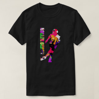 Abstrakt Roller Derby T - Shirt