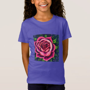 Abstrakt Romantisches Rosenblühen T-Shirt