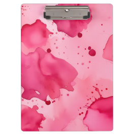 Abstrakt Rosa auf Rosa Klemmbrett