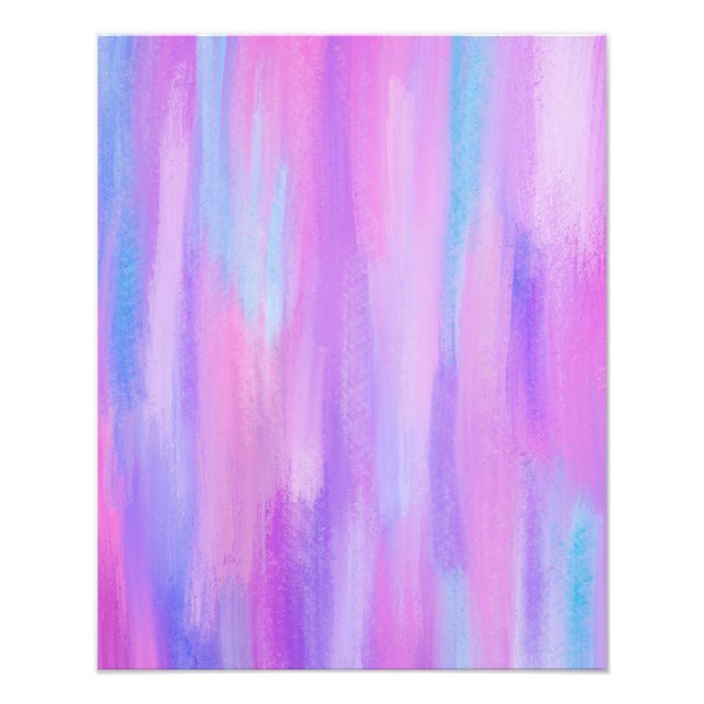 Abstrakt, rosa, Lila und türkisfarben. Fotodruck (Vorne)