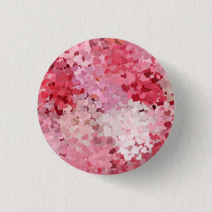 Abstrakt Rosa Lila Weiß Moderne Farbgebung Button