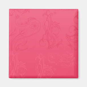 Abstrakt rosa Magnet