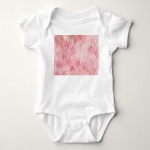 Abstrakt-rosa-Mosaikbild Baby Strampler