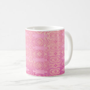abstrakt rosa Muster Kaffeetasse
