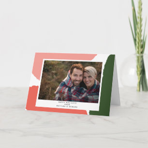 abstrakt rosafarbener Urlaub Karte