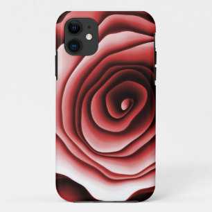 Abstrakt Rote Blume Elegante Moderne Case-Mate iPhone Hülle