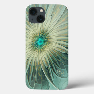 Abstrakt Sage Green Fantasy Blume Fraktal Custom Case-Mate iPhone Hülle