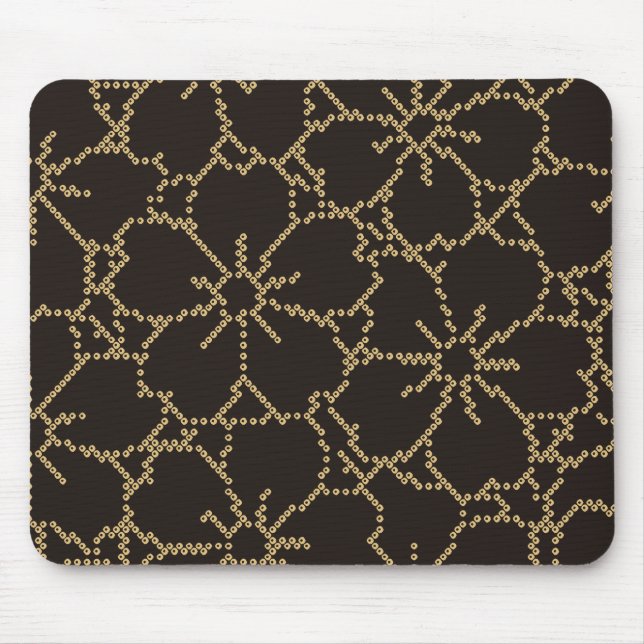 Abstrakt Sakura Japanisch Floral Kimono Mousepad (Vorne)