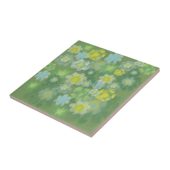 Abstrakt salzige Aquarellmalerei Fliese (Seite)