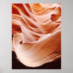ABSTRAKT SANDSTONE RAVINE POSTER