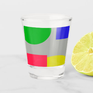 Abstrakt Schnapsglas