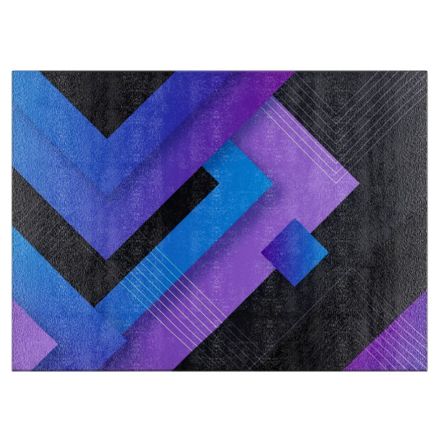 Abstrakt Schneidebrett (Vorderseite)