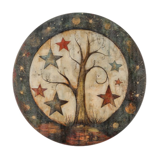 Abstrakt Schneidebrett (Vorderseite)