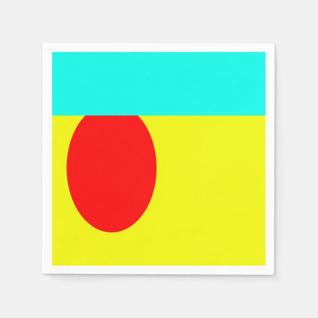 Abstrakt Serviette (Vorderseite)