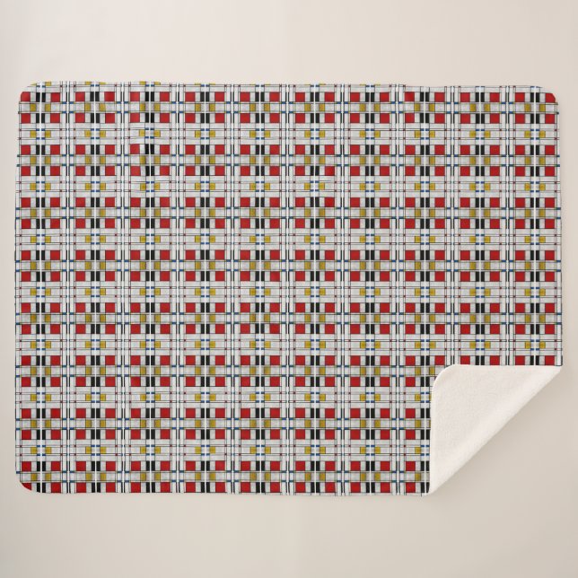 Abstrakt Sherpadecke (Vorderseite (Horizontal))