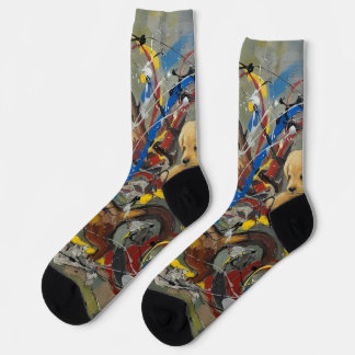 Abstrakt Socken