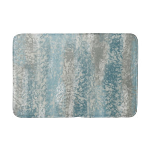 Abstrakt Soft Hues Grau Aquamarin Badematte