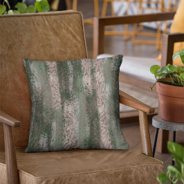 Abstrakt Soft Hues Grau Beige Green Kissen