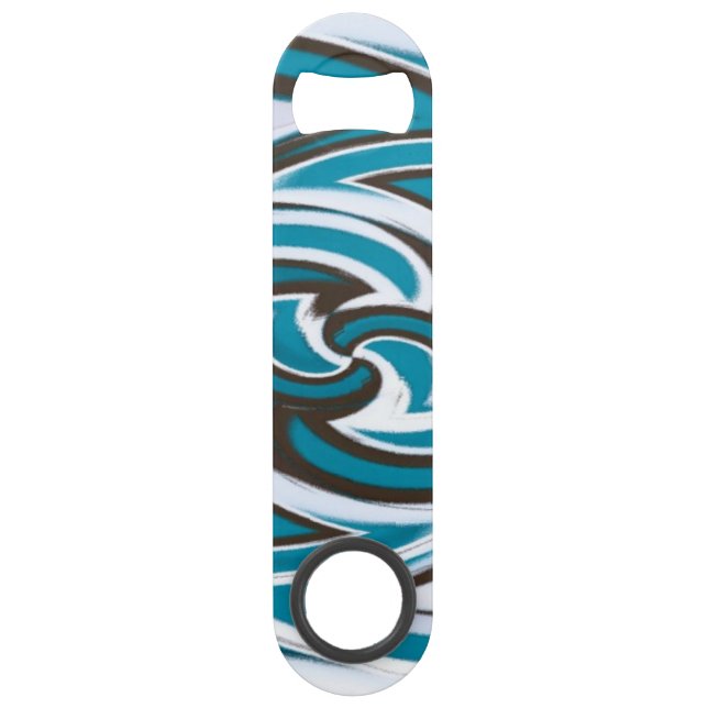 Abstrakt Speedflaschenöffner (Vorderseite)