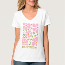 Abstrakt spielend rosa Blume