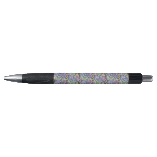 Abstrakt Spring Crocus Pen Kugelschreiber (Vorderseite)