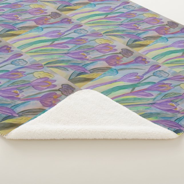 Abstrakt Spring Crocus Sherpadecke (3/4)