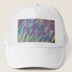 Abstrakt Spring Crocus Truckerkappe