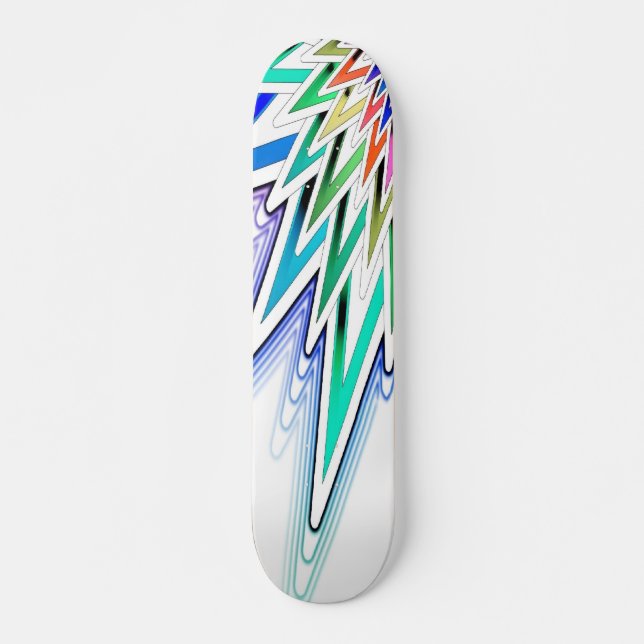 Abstrakt-Star-Skateboard Skateboard (Vorne)