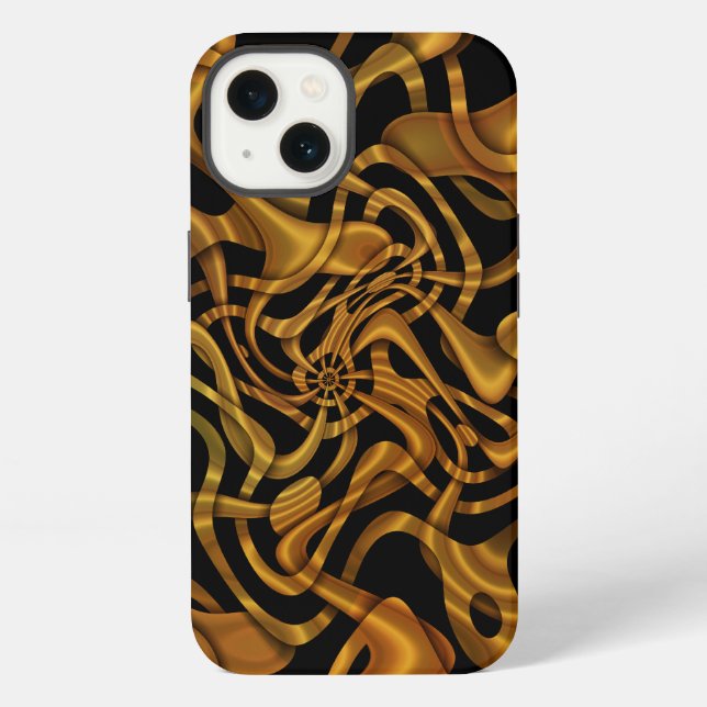 Abstrakt Steampunk iPhone Hülle (Rückseite)
