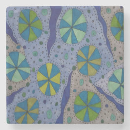 Abstrakt  steinuntersetzer