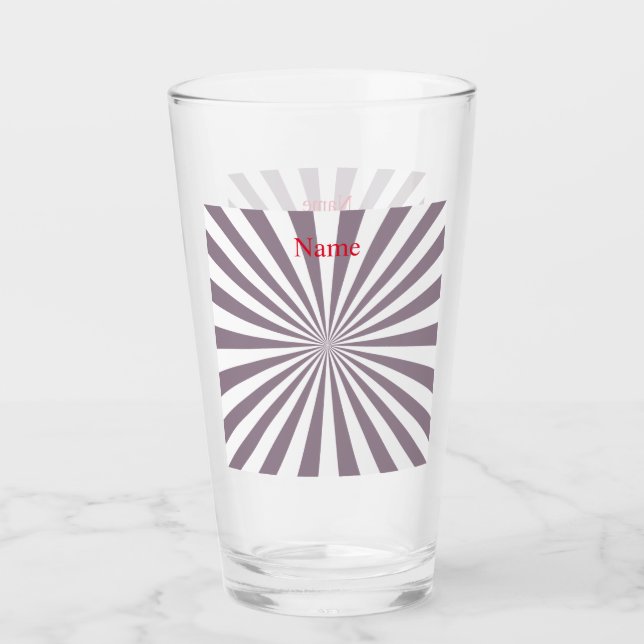 Abstrakt Sternexplosion Thunder_Cove Glas (Vorderseite)