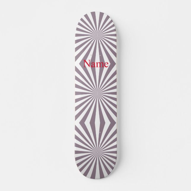 Abstrakt Sternexplosion Thunder_Cove Skateboard (Vorne)