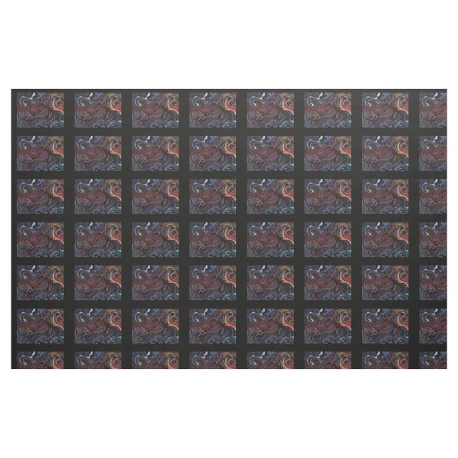 Abstrakt Stoff (Fat Quarter (45,7 x 55,9 cm))