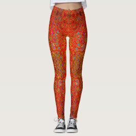 Abstrakt strahlende schöne Proben Leggings