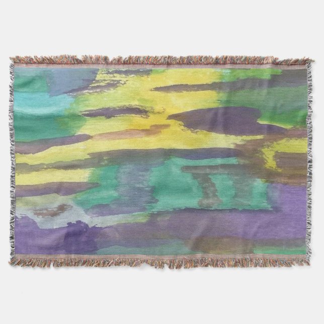 Abstrakt Sunrise Decke (Vorderseite)