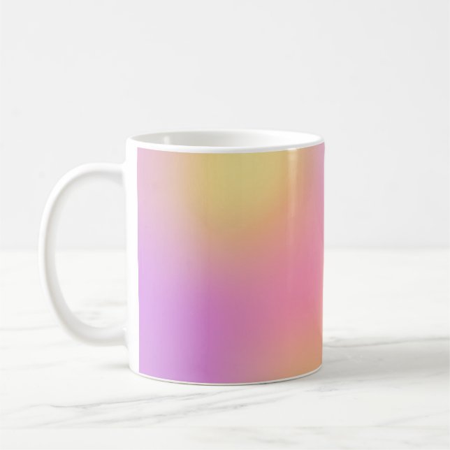 Abstrakt Sunset Sky Art Kaffeetasse (Links)