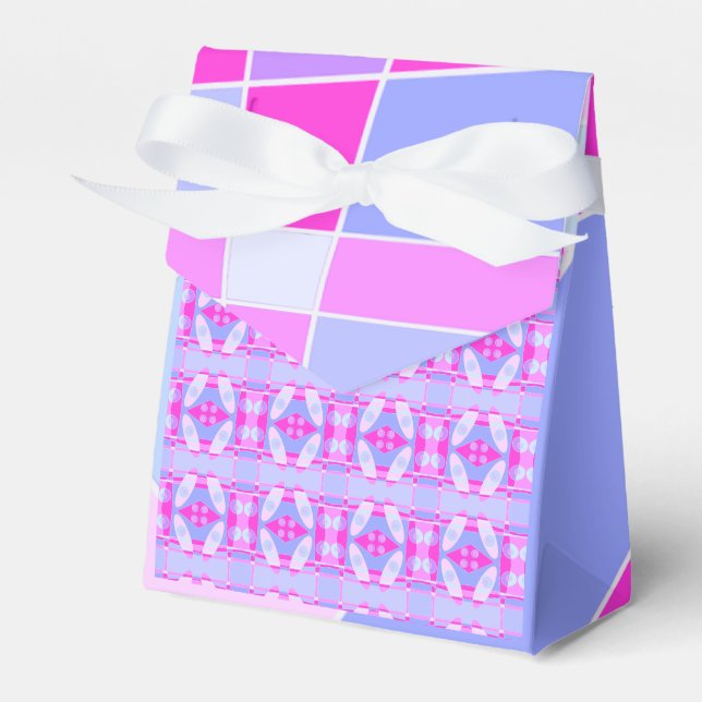 Abstrakt Surfen Heiß rosa Lila Geschenkschachtel (Vorderseite)