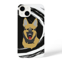 Abstrakt Swirl German Shepherd Dog