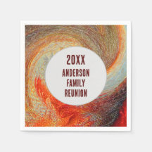 Abstrakt Swirl Groovy Jährliche Wiedersehen