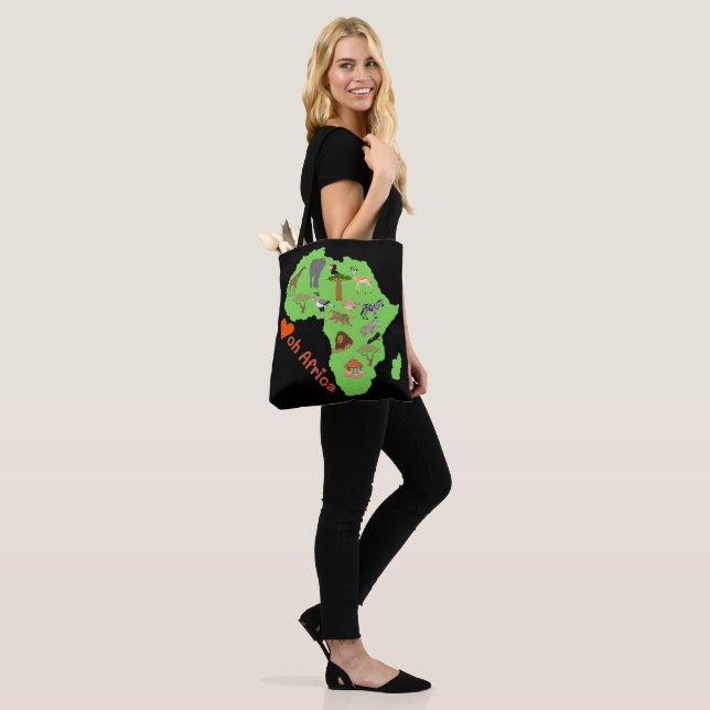Abstrakt Tasche (Am Model)