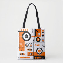 Abstrakt Tech Style Totbeutel
