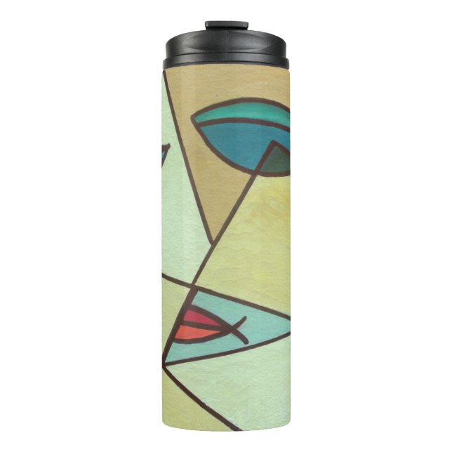Abstrakt Thermosbecher (Vorderseite)