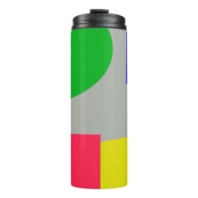 Abstrakt Thermosbecher (Vorderseite)