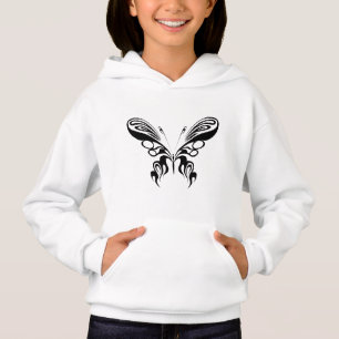 Abstrakt, Tiere, schwarze Bilder Hoodie