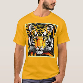 Abstrakt Tiger Art T-Shirt