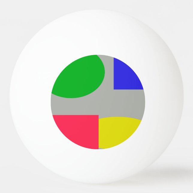 Abstrakt Tischtennisball (Vorderseite)