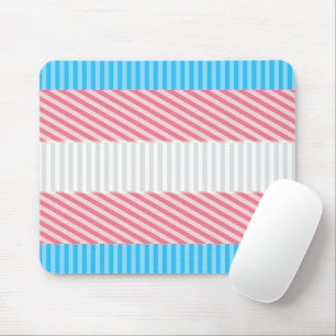 Abstrakt Transgender Pride Flag Mousepad