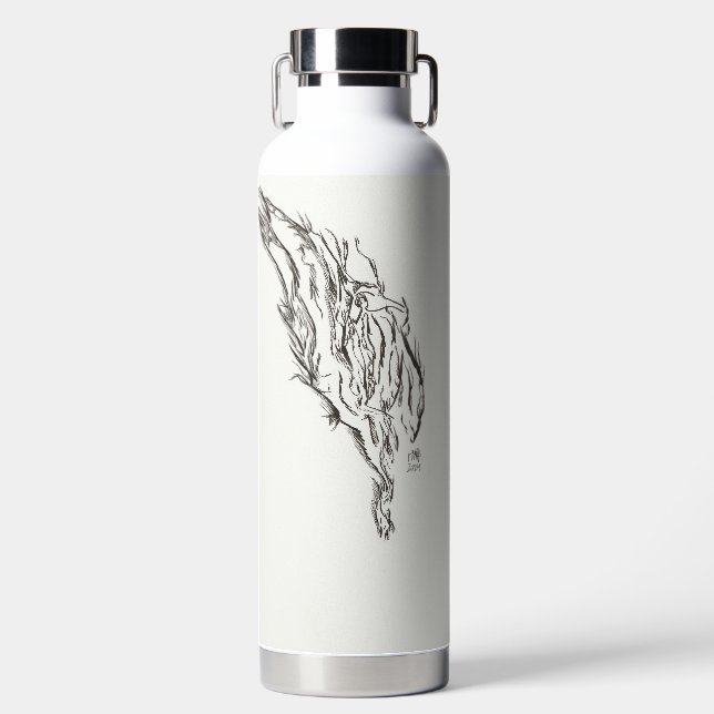 abstrakt trinkflasche (Vorderseite)